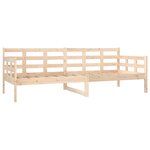 vidaXL Lit de jour sans matelas bois de pin massif 80x200 cm