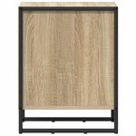 vidaXL Table de chevet Sonoma 39.5 x 30 x 50 cm Bois d'ingénierie