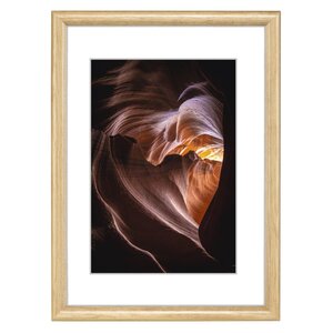 Cadre photo en bois 'phoenix'  chêne  13 x 18 cm hama