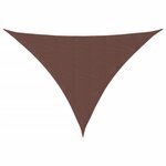 vidaXL Voile de parasol Tissu Oxford triangulaire 5x7x7 m Marron