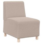 vidaXL Unité de Sofa Modulaire Sans Accoudoirs 2 Pièces Gris clair