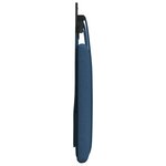 vidaXL Tête de lit suspendue Bleu Tissu
