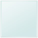 vidaXL Dessus de table carré en verre trempé 700 x 700 mm