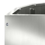 vidaXL Jardinière Argent 60 x 30 x 50 cm Acier galvanisé