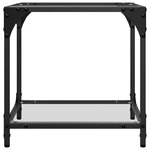 vidaXL Tables basses avec dessus en verre transparent 2 Pièces acier