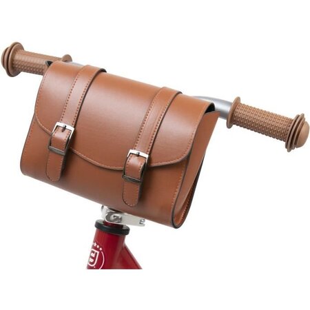 FUNBEE Draisienne 12 Retro avec Sacoche pour enfant Rouge La