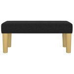 vidaXL Banc Noir 70x30x30 cm Tissu