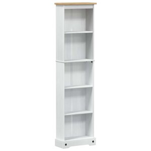 vidaXL Bibliothèque 46 x 20 x 170 cm Pin massif Blanc