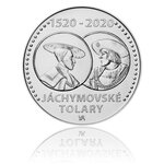 Pièce de monnaie 200 Korun République Tchèque Première frappe du Thaler à Jáchymov 2020 – Argent