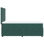 vidaXL Sommier à lattes de lit avec matelas Vert foncé 90x190 cm