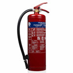 Smartwares extincteur à poudre 4 kg classe abc acier fex-15140
