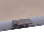 vidaXL Store occultant roulant Beige CK04