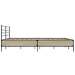 vidaXL Cadre de lit sans matelas chêne sonoma 180x200 cm