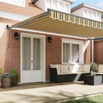 vidaXL Auvent Rétractable Multicolore 500 × 300 cm