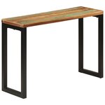 vidaXL Table console 110x35x75 cm bois massif de récupération