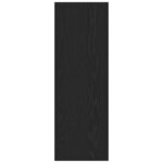 vidaXL Meuble TV mural 2 Pièces Chêne noir 30 5 x 30 x 90 cm