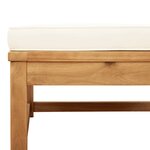vidaXL Salon de jardin avec coussins 11 Pièces bois massif d'acacia