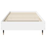 vidaXL Cadre de lit Blanc 80 x 200 cm Bois d'ingénierie