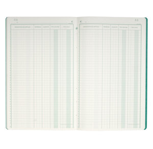 Piqûre 32x19,5cm Livre d'Inventaire 31 lignes 80 pages EXACOMPTA