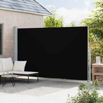 vidaXL Auvent latéral rétractable de patio 220x500 cm Noir