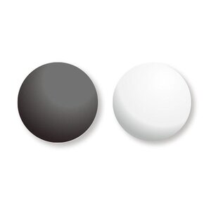 2 peintures à l'eau effet vitrail - 25 ml - N&B