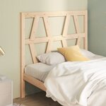 vidaXL Tête de lit 106x4x100 cm Bois massif de pin