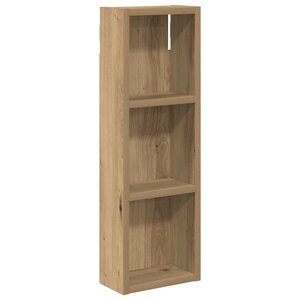 vidaXL Armoire murale de salle de bain Chêne artisan 20 x 10 x 60 5 cm