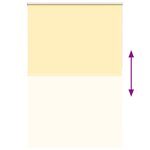 vidaXL Store enrouleur occultant jaune largeur du tissu 146 6 cm
