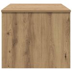 vidaXL Table basse chêne artisanal 80 x 50 5 x 42 5 cm
