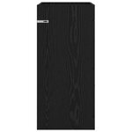 vidaXL Meuble sous lavabo de salle de bain Chêne noir