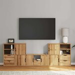 vidaXL Meubles TV 5 Pièces avec rangement ODDA bois de pin massif