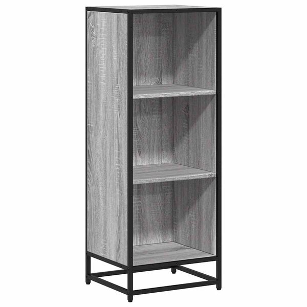 vidaXL Bibliothèque sonoma gris 40x35x107 5 cm bois d'ingénierie