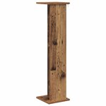 vidaXL Support de Plante Bois ancien 25 x 25 5 x 100 5 cm