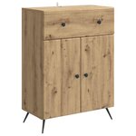 vidaXL Buffet Chêne artisanal 66 x 34 5 x 90 cm Bois d'ingénierie