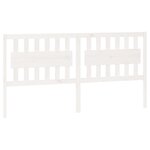 vidaXL Tête de lit Blanc 185 5x4x100 cm Bois massif de pin