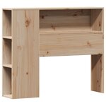 vidaXL Lit bibliothèque sans matelas 100x200 cm bois massif de pin