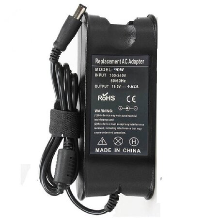 Chargeur pc portable compatible Dell 19.5 Volt 4.62 Ampere 90 Watt 7.4 x 5.0 mm