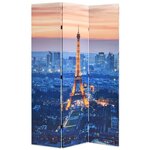 vidaXL Cloison de séparation pliable 120x170 cm Paris la nuit