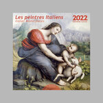 Calendrier 2022 mural 30x30 cm Peintres italiens