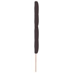 Cabeça de lit LED vidaXL Marron Foncé 100 cm Tissu