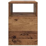 vidaXL Table d'appoint 2 Pièces Bois ancien 30 5 x 30 x 45 cm