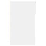 vidaXL Tables de chevet avec tiroir 2 Pièces blanc 20x36x60 cm