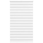 vidaXL Store zèbre blanc 135x230 cm largeur du tissu 130 9cm polyester