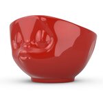 Grand bol rouge bisou en porcelaine tassen 500 ml