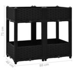 vidaXL Lit surélevé 80x40x71 cm Polypropylène
