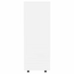 vidaXL Garde-robe Blanc 80x40x110 cm Bois d’ingénierie