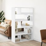 vidaXL Cloison de séparation blanc 100x33x156 5 cm bois d'ingénierie