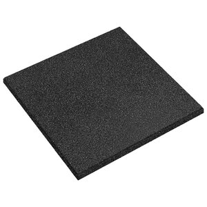 vidaXL Dalles de Protection Anti-Chute 6 pièces Noir 50 x 50 cm