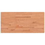 vidaXL Étagère de vasque murale acier et bois massif de hêtre