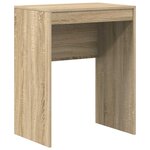 vidaXL Bureau avec tiroir avec étagère 2 Pièces Chêne Sonoma